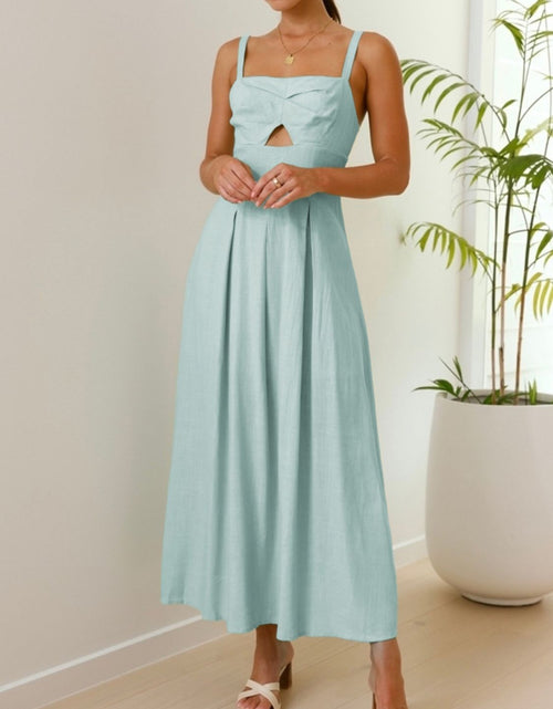Load image into Gallery viewer, Devine Cutout Square Neck Cami Dress
