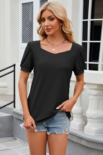 Load image into Gallery viewer, Eyelet Short Sleeve T-Shirt
