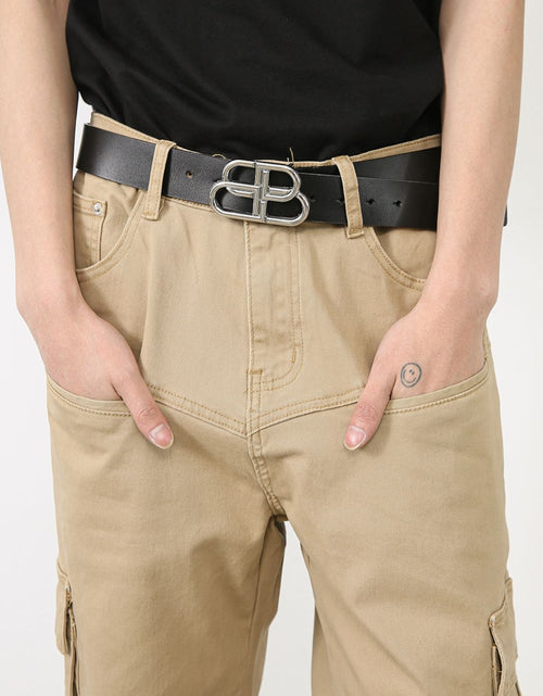 Load image into Gallery viewer, Men's Baggy Jeans with Cargo Pockets
