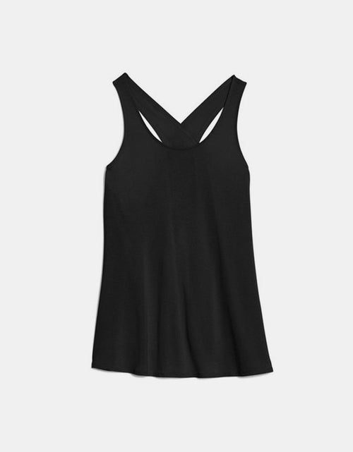 Load image into Gallery viewer, Crisscross Scoop Neck Active Tank
