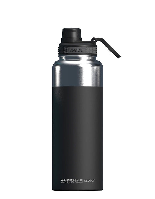 Load image into Gallery viewer, Black Mighty Flask by ASOBU®
