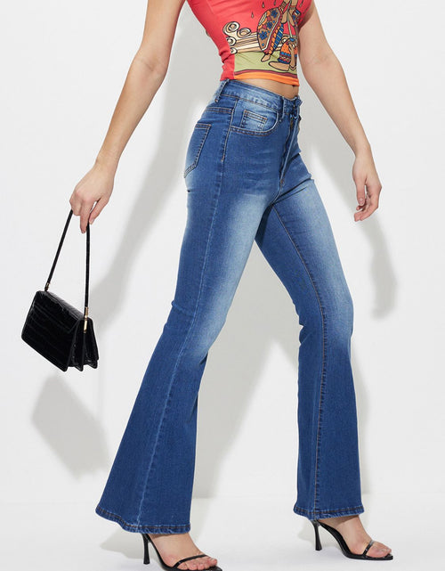 Load image into Gallery viewer, Mid-Rise Waist Bootcut Jeans
