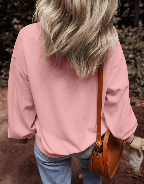 Load image into Gallery viewer, Round Neck Long Sleeve Sweatshirt
