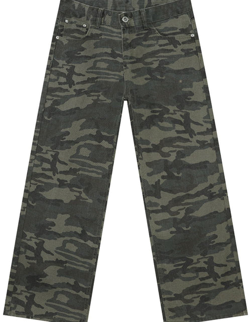 Load image into Gallery viewer, Camouflage Jeans with Pockets
