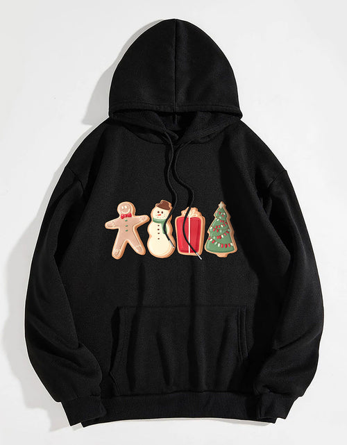 Load image into Gallery viewer, Graphic Drawstring Hoodie with Pocket
