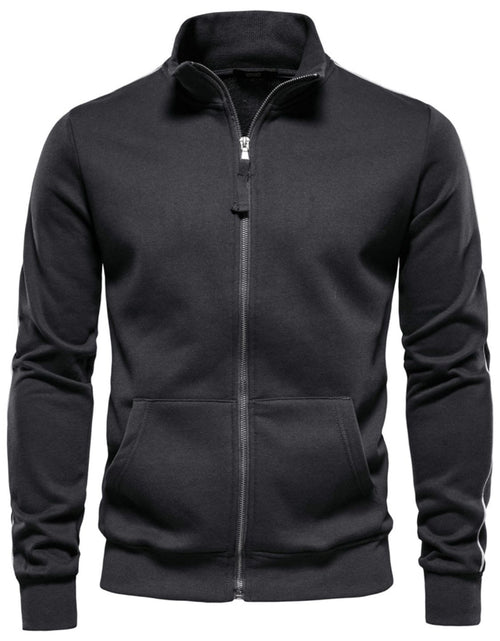Load image into Gallery viewer, Men's Zip Up Long Sleeve Sweatshirt
