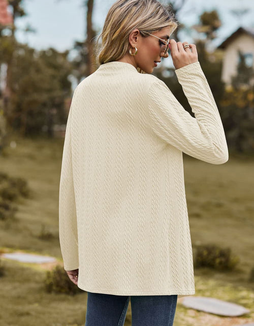 Load image into Gallery viewer, Open Front Long Sleeve Cardigan
