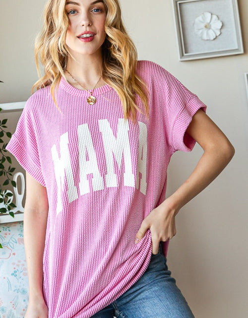 Load image into Gallery viewer, Heimish Full Size Letter Graphic Short Sleeve T-Shirt
