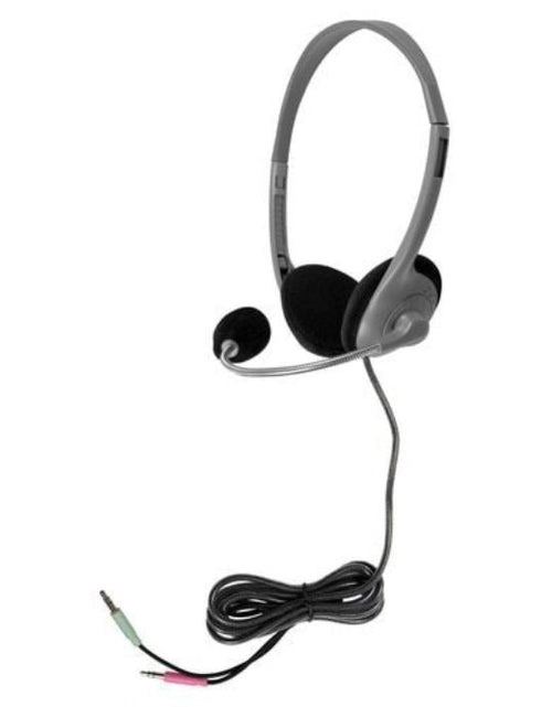 Load image into Gallery viewer, HamiltonBuhl Headset On Ear Deluxe with Gooseneck Mic Dura-Cord 3.5mm by Level Up Desks
