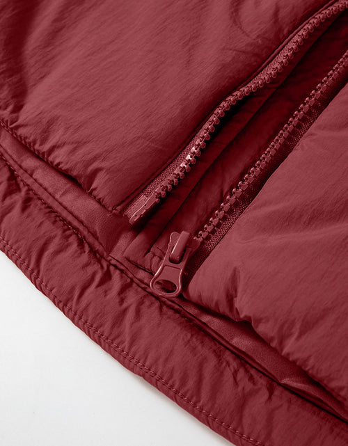 Load image into Gallery viewer, Drawstring Zip Up Hooded Vest Coat
