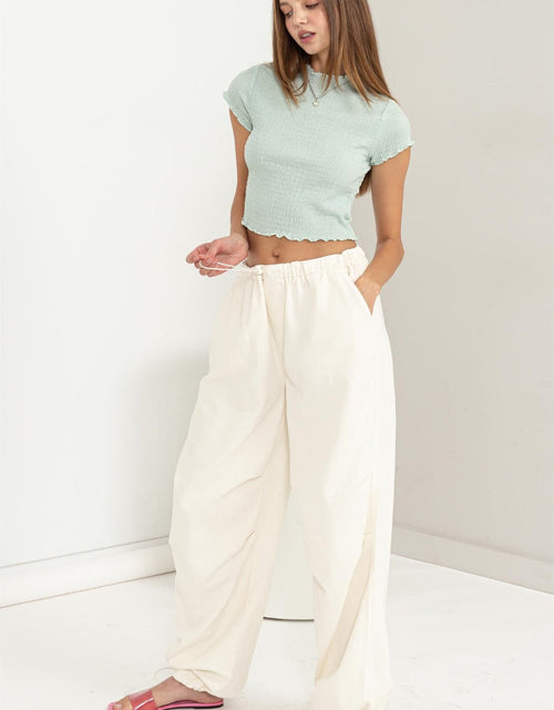 Load image into Gallery viewer, HYFVE Lettuce Hem Crop Top

