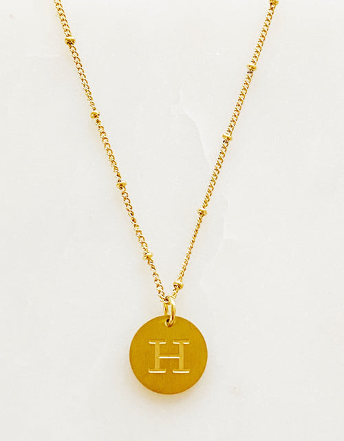 Load image into Gallery viewer, Ellison + Young: Singular Charm Initial Necklace by Ellisonyoung.com
