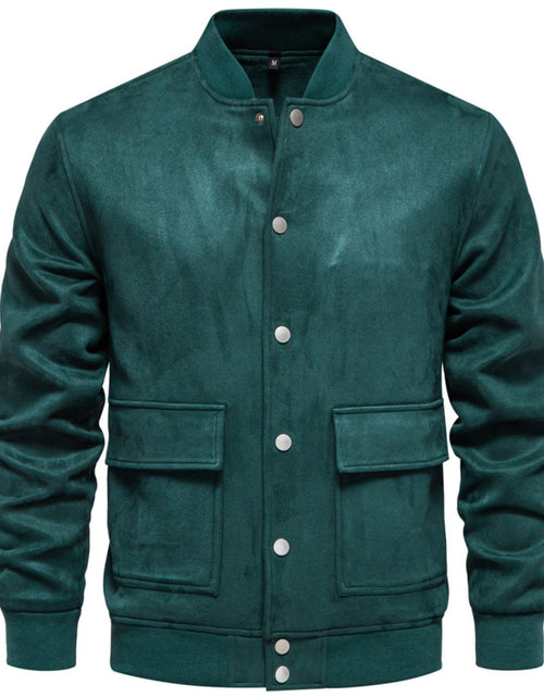 Load image into Gallery viewer, Men's Baseball Collar Snap Down Jacket
