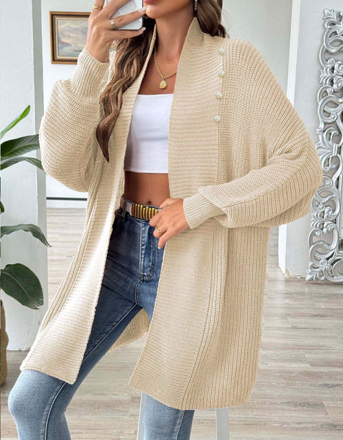 Load image into Gallery viewer, Open Front Long Sleeve Cardigan
