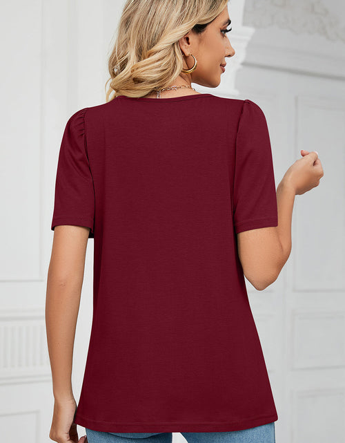 Load image into Gallery viewer, Square Neck Short Sleeve T-Shirt
