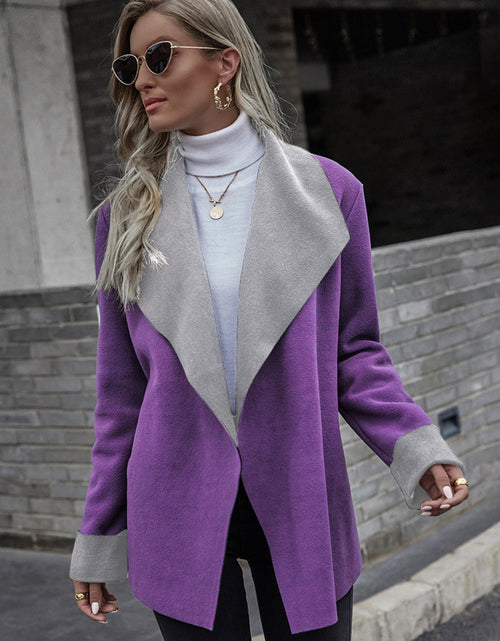 Load image into Gallery viewer, Open Front Long Sleeve Jacket
