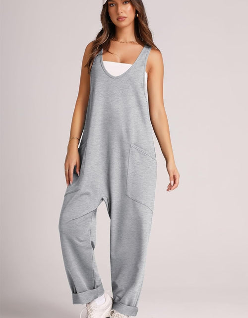Load image into Gallery viewer, Lovelet Wide Strap Jumpsuit with Pockets
