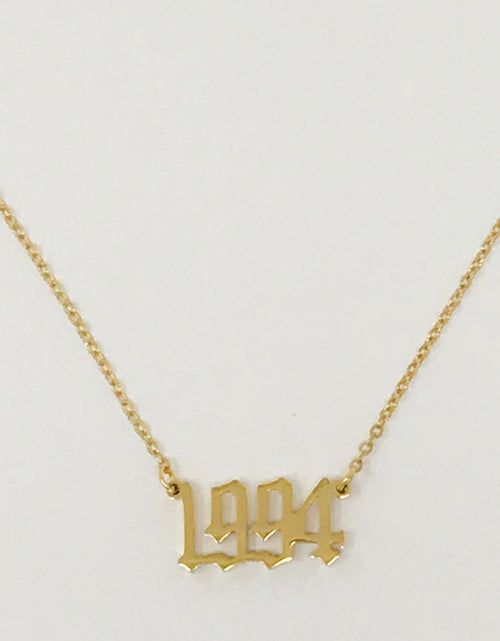 Load image into Gallery viewer, Birth Year Necklace by Ellisonyoung.com

