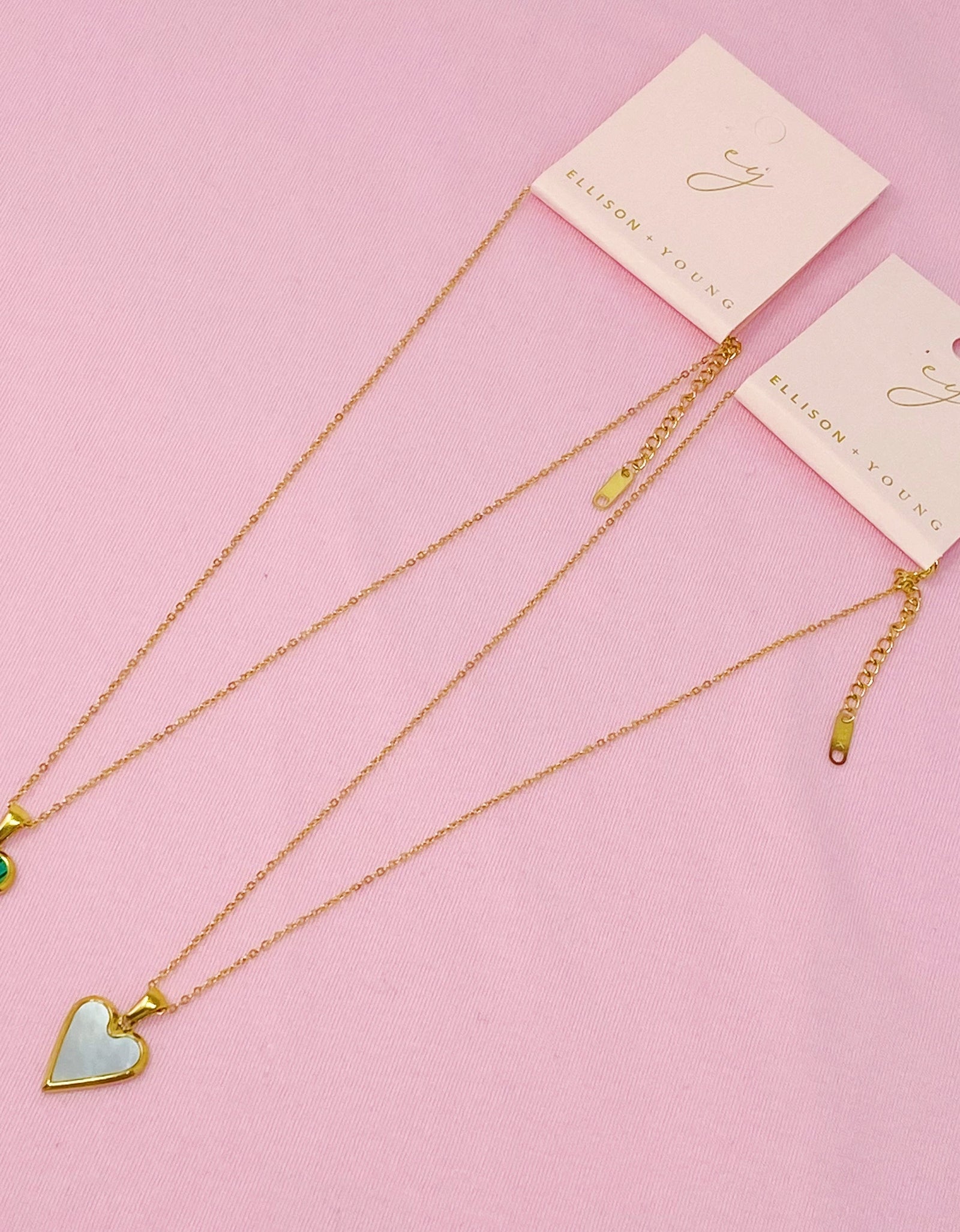 Heart Of Gold Necklace by Ellisonyoung.com