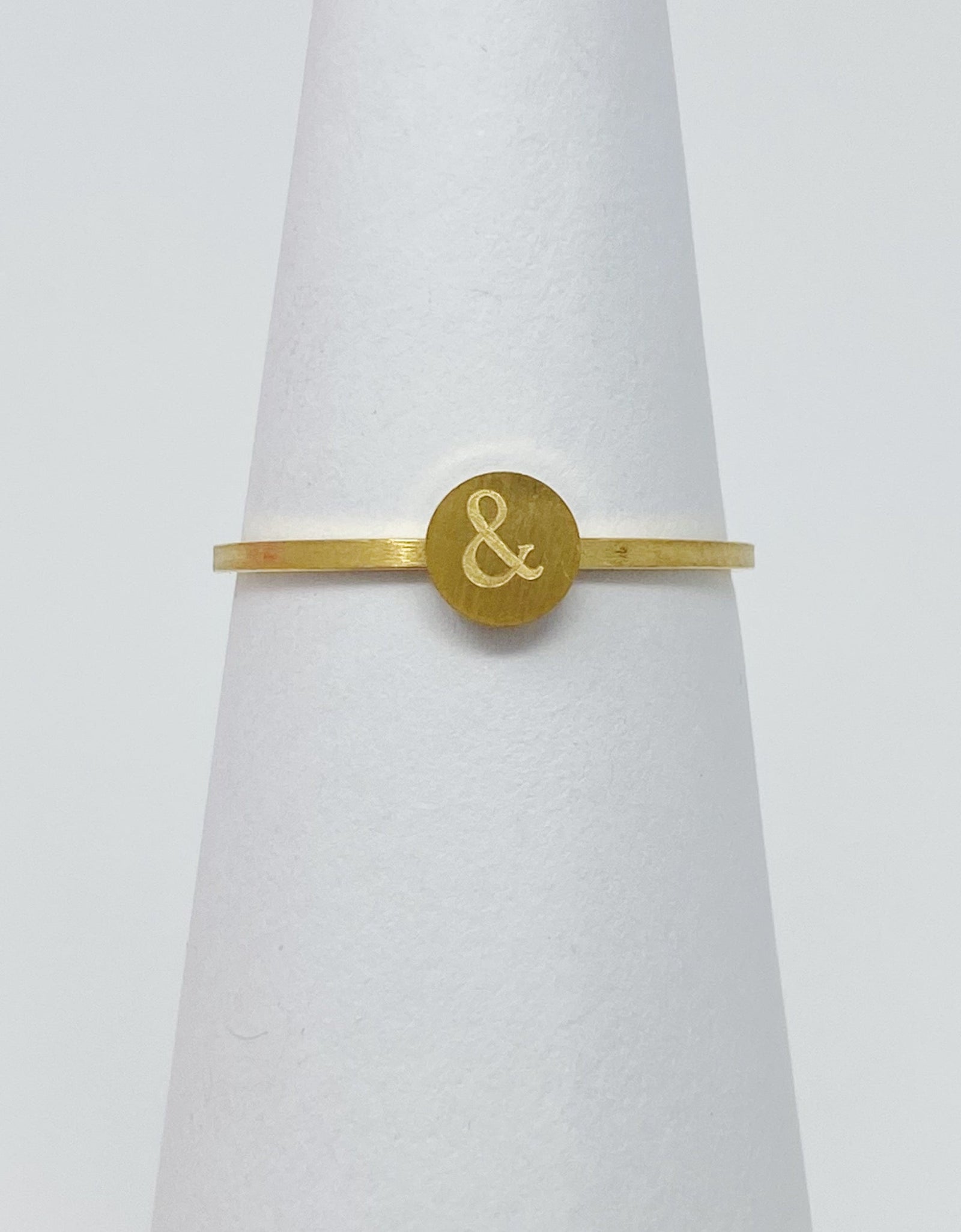Tiny Disc Stackable Ring by Ellisonyoung.com
