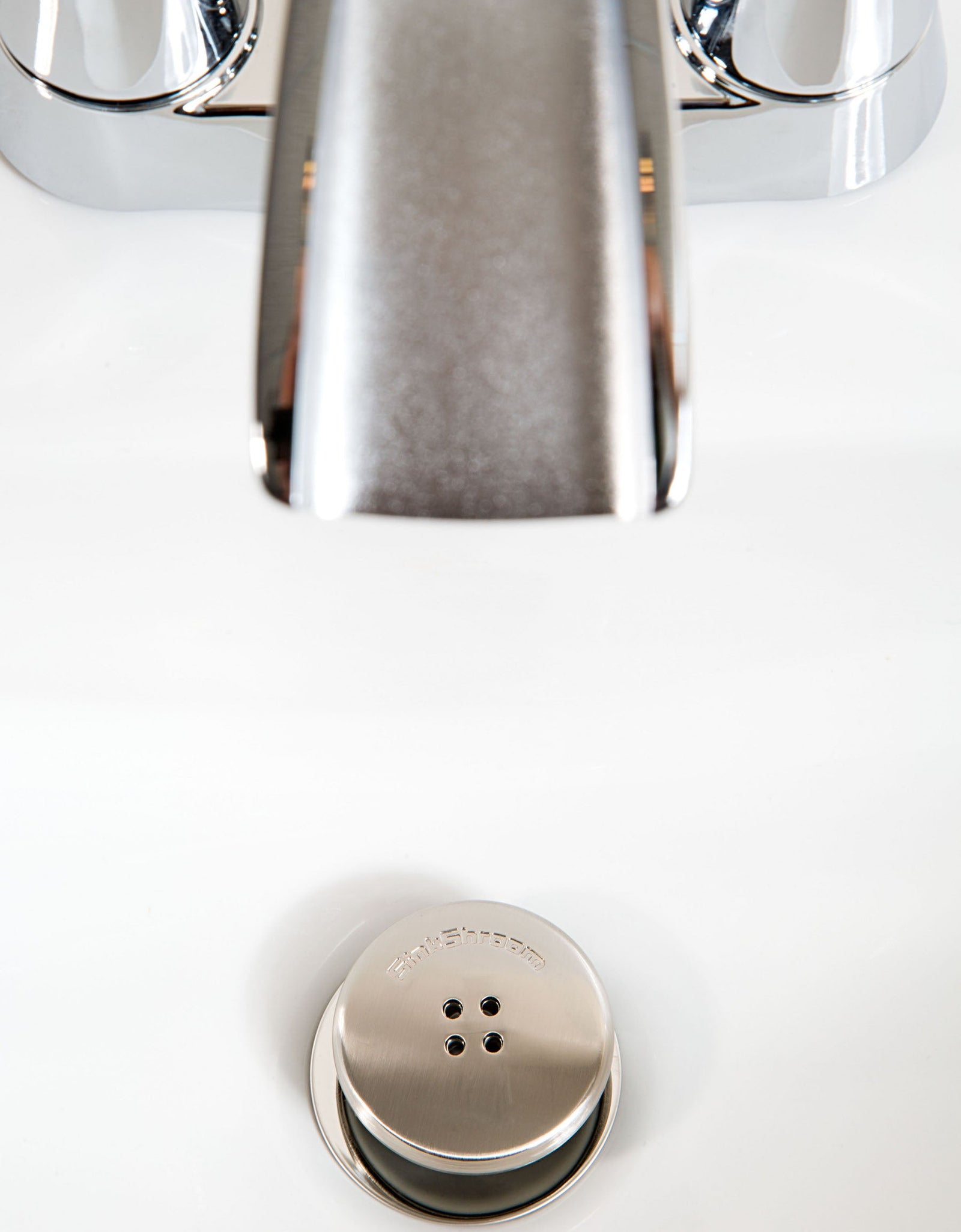 SinkShroom (Nickel Edition) The Hair Catcher That Prevents Clogged Bathroom Sink Drains by TubShroom.com