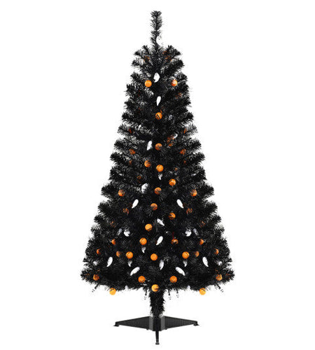 4.5 Feet Artificial Halloween Tree with 6 Lighting Modes and 5 Musics