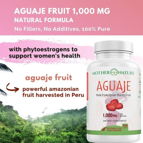 Load image into Gallery viewer, Aguaje Capsules by Mother Nature Organics
