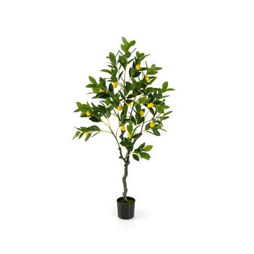Load image into Gallery viewer, Artificial Lemon Tree 2.6/4/5.2 Feet Tall Fake Lemon Plant wuth Lemon Fruits-4 ft
