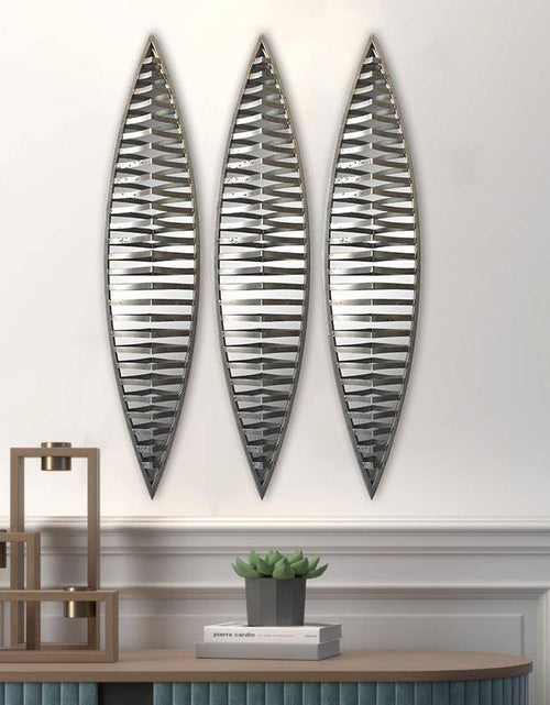 Load image into Gallery viewer, Wall Mirror - Decorative Metal Wall Mirror, set of 3pcs by Peterson Housewares &amp; Artwares
