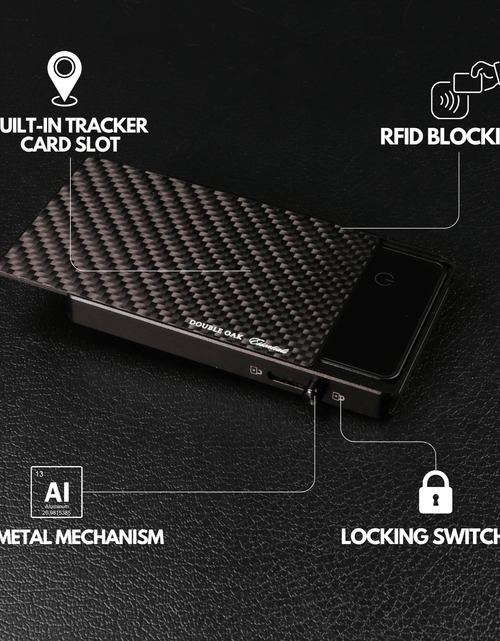 Load image into Gallery viewer, Carbon Fiber TRAK Wallet
