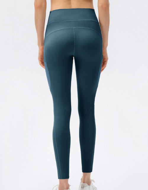 Load image into Gallery viewer, High Waist Slim Fit Long Sports Pants
