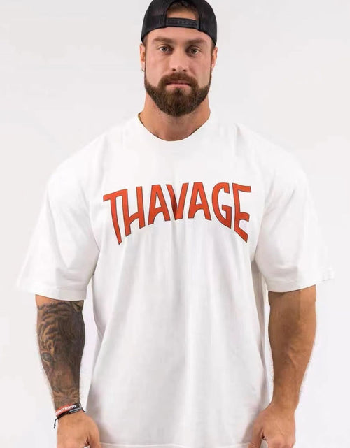 Load image into Gallery viewer, Men's Plus Size Round Neck Half Sleeve T-Shirt
