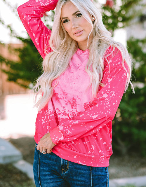 Load image into Gallery viewer, Tie Dye Long Sleeve Pullover Sweatshirt

