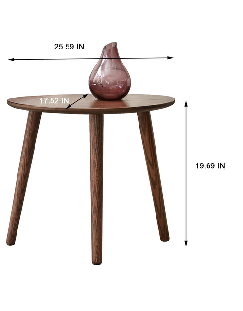 Load image into Gallery viewer, Solid Oak Wood Side Table by Blak Hom
