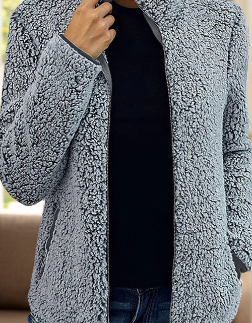 Load image into Gallery viewer, Pocketed Zip Up Turtleneck Jacket
