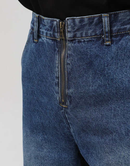 Load image into Gallery viewer, Mid Rise Baggy Jeans with Pockets
