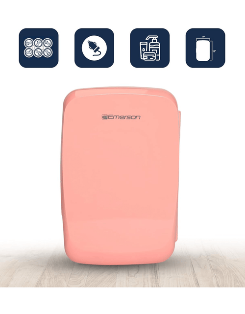 Load image into Gallery viewer, Emerson Portable Mini Fridge Cooler Quiet w Secure Latch and Holds up to 6 Cans by Jupiter Gear Home
