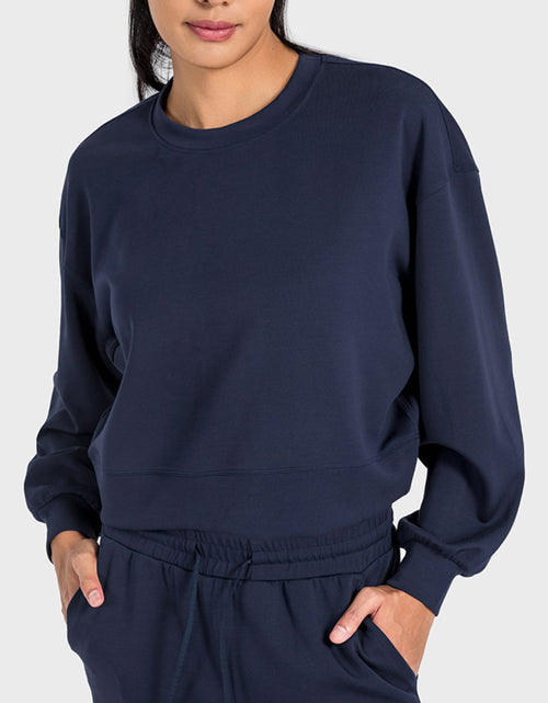 Load image into Gallery viewer, Millennia Round Neck Drop Shoulder Sports Top
