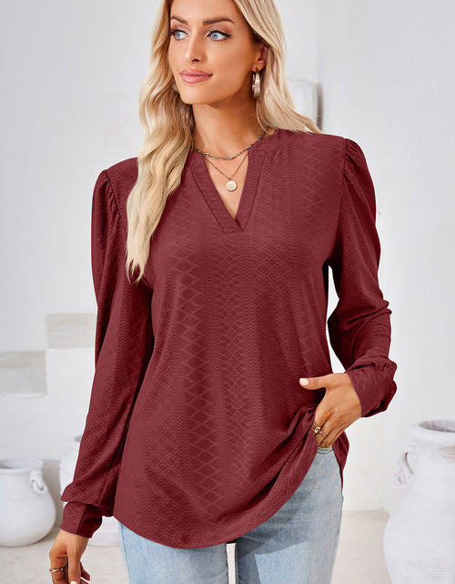 Load image into Gallery viewer, Notched Long Sleeve T-Shirt
