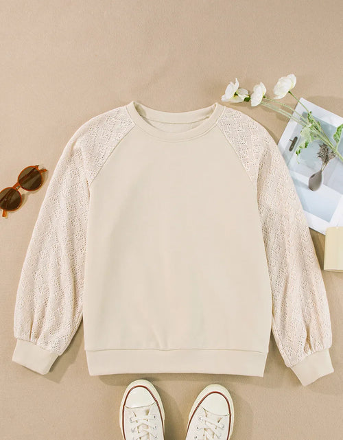 Load image into Gallery viewer, Round Neck Long Sleeve Sweatshirt
