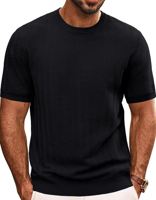Load image into Gallery viewer, Men's Full Size Round Neck Short Sleeve T-Shirt Plus Size
