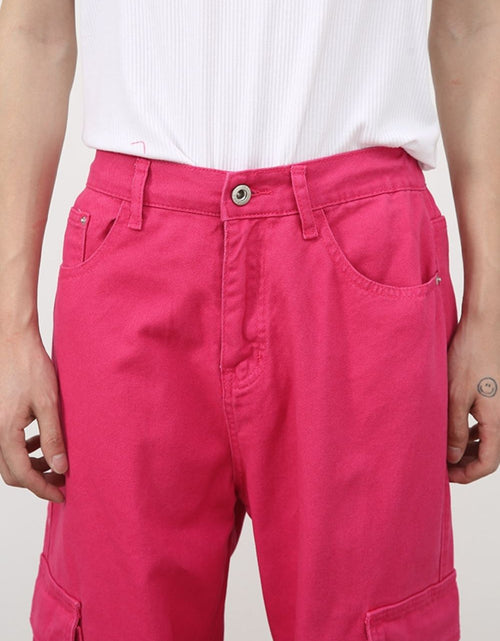 Load image into Gallery viewer, Men's Loose Jeans with Cargo Pockets
