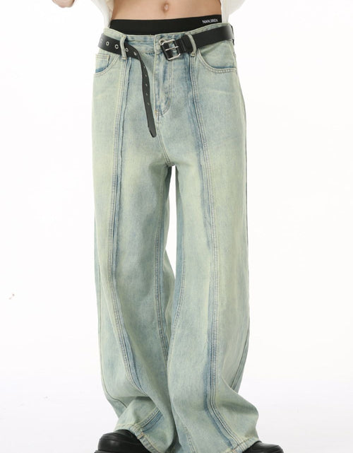 Load image into Gallery viewer, Wide Leg Jeans with Pockets
