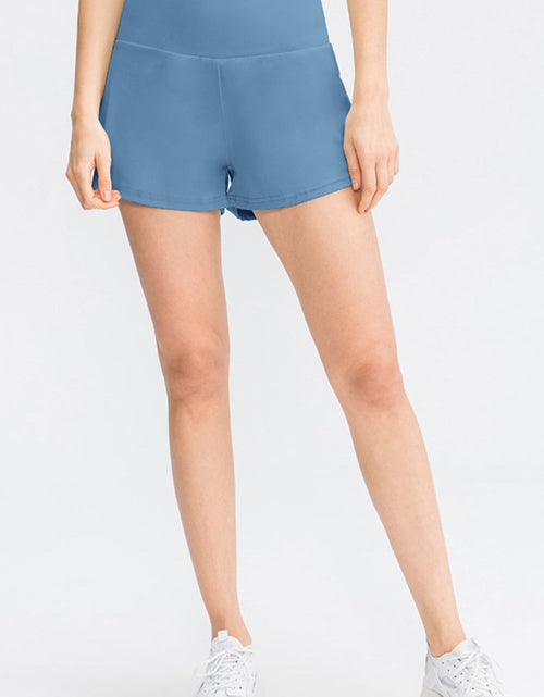 Load image into Gallery viewer, Wide Waistband Sports Shorts with Pockets
