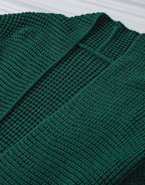 Load image into Gallery viewer, Woven Right Heathered Open Front Longline Cardigan
