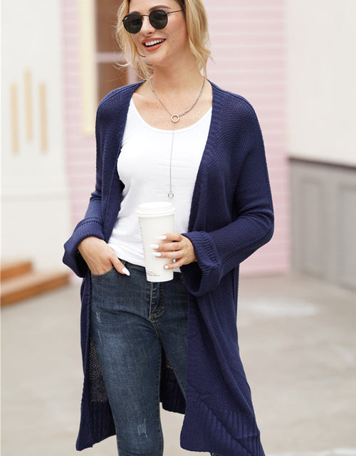 Load image into Gallery viewer, Open Front Long Sleeve Cardigan
