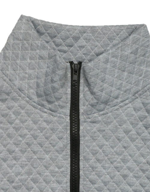 Load image into Gallery viewer, Perfee Texture Half Zip Long Sleeve Sweatshirt
