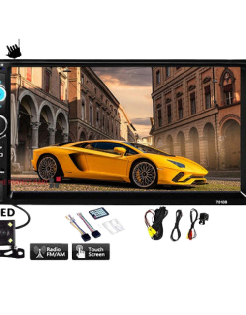 Load image into Gallery viewer, 7" Double 2 DIN Car MP5 Player Bluetooth Touch Screen Stereo Radio With Camera
