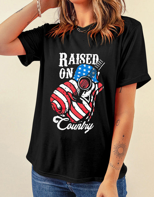 Load image into Gallery viewer, RAISED ON COUNTRY Round Neck T-Shirt
