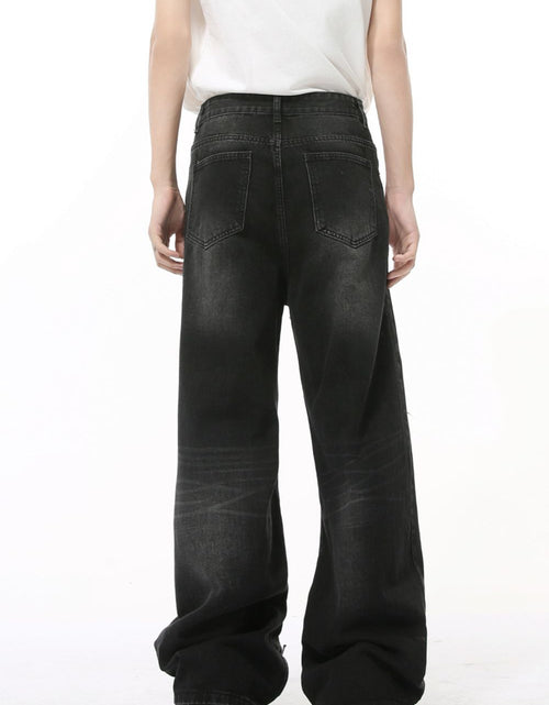 Load image into Gallery viewer, Distressed Wide Leg Jeans
